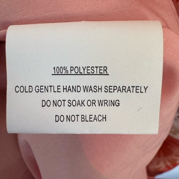 Elegant Orange Floral Midi Dress - Picture 16 of 16